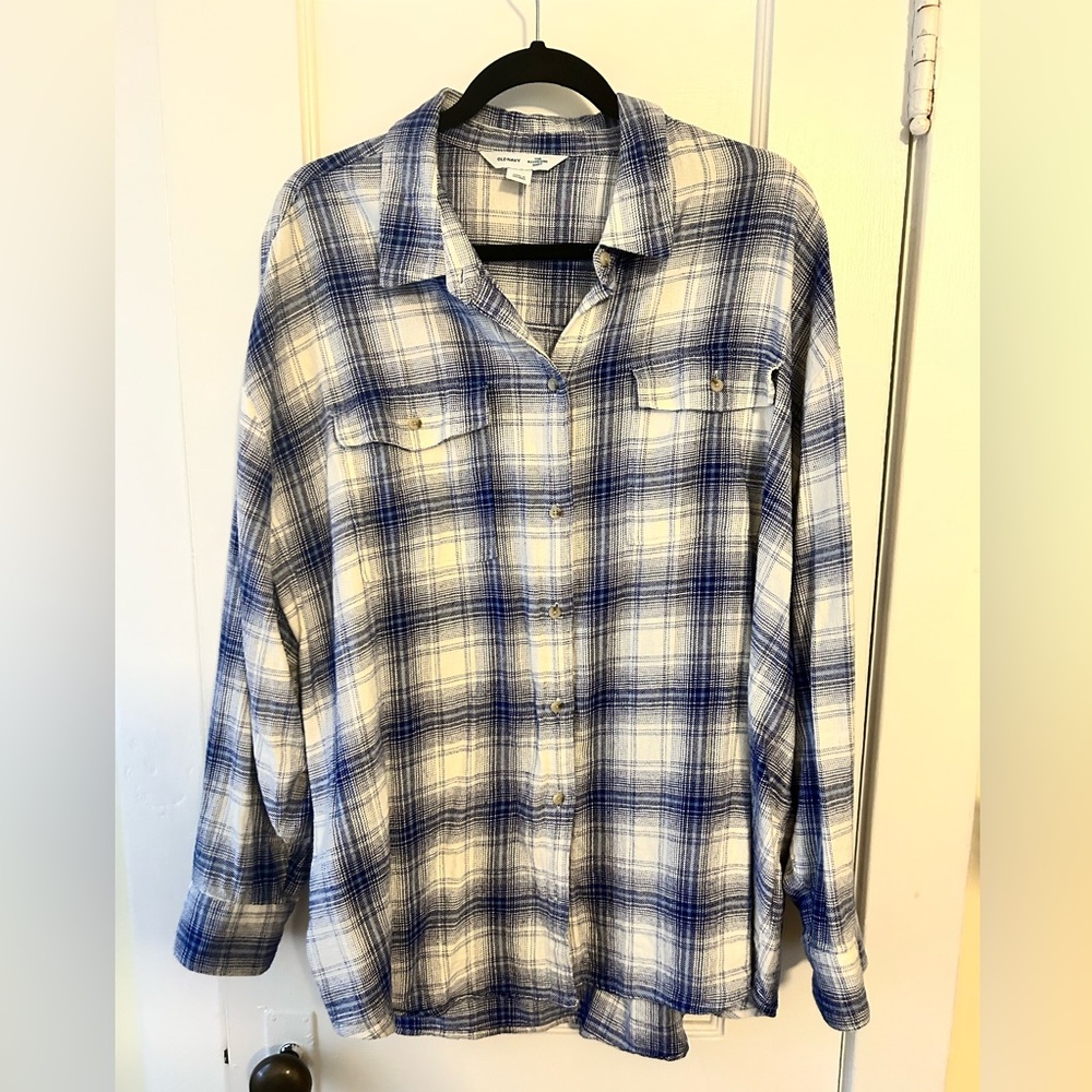EUC oversized flannel